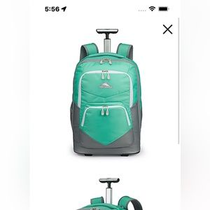 High Sierra rolling backpack